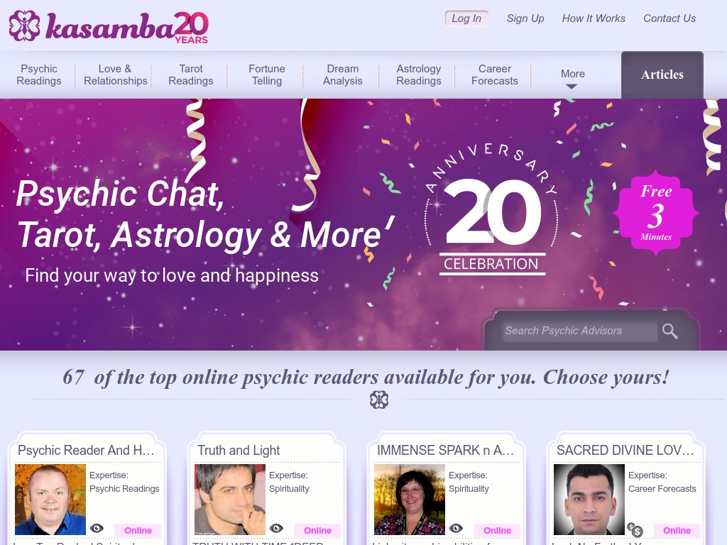 Kasamba Psychic Review