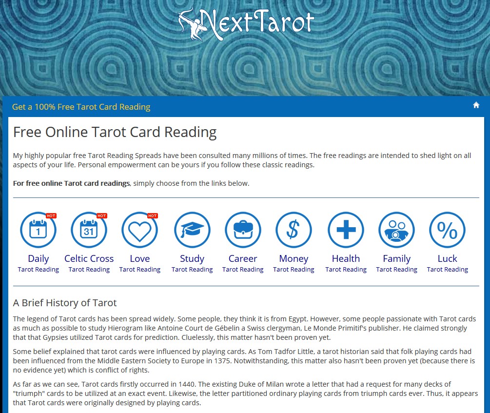 next tarot review